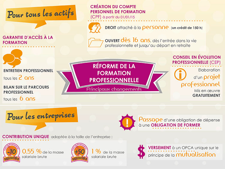 Infographie : Réforme professionnelle